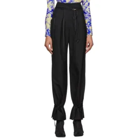 Andersson Bell Black Katina Ankle String Trousers